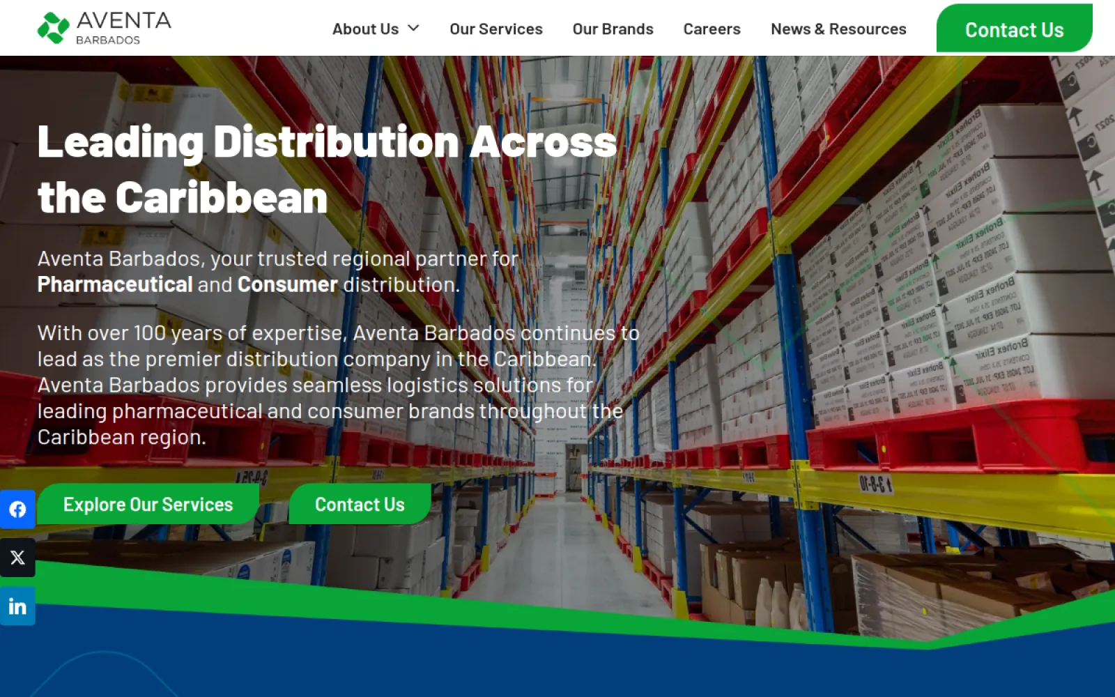 Aventa Barbados — Pharma & distribution · Barbados